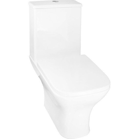 Унитаз-компакт безободковый Azario Nigel AZ-55 с крышкой микролифт - 2 Унитаз-компакт безободковый Azario Nigel AZ-55 с крышкой микролифт фото 2