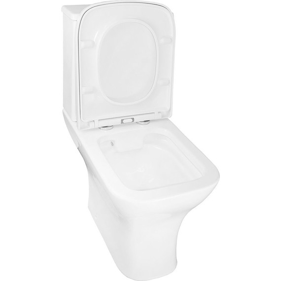 Унитаз-компакт безободковый Azario Nigel AZ-55 с крышкой микролифт - 4 Унитаз-компакт безободковый Azario Nigel AZ-55 с крышкой микролифт фото 4