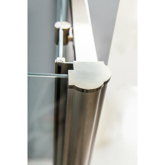 Душевое ограждение Cezares 140х90 см GIUBILEO-AH-1-140/90-SCORREVOLE-C-Br, бронза/прозрачное фото 5