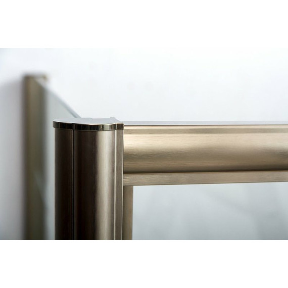 Душевое ограждение Cezares 140х90 см GIUBILEO-AH-1-140/90-SCORREVOLE-C-Br, бронза/прозрачное фото 6