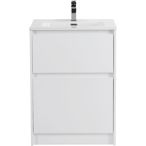 Тумба напольная с раковиной Cezares 60 см KRAFT-600-2C-PIA-BO (раковина BB600ETL) bianco opaco - 4 Тумба напольная с раковиной Cezares 60 см KRAFT-600-2C-PIA-BO (раковина BB600ETL) bianco opaco фото 4