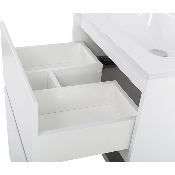 Тумба напольная с раковиной Cezares 60 см KRAFT-600-2C-PIA-BO (раковина BB600ETL) bianco opaco - 9 Тумба напольная с раковиной Cezares 60 см KRAFT-600-2C-PIA-BO (раковина BB600ETL) bianco opaco фото 9