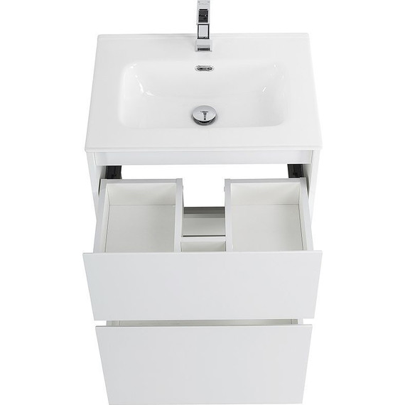 Тумба напольная с раковиной Cezares 60 см KRAFT-600-2C-PIA-BO (раковина BB600ETL) bianco opaco - 3 Тумба напольная с раковиной Cezares 60 см KRAFT-600-2C-PIA-BO (раковина BB600ETL) bianco opaco фото 3