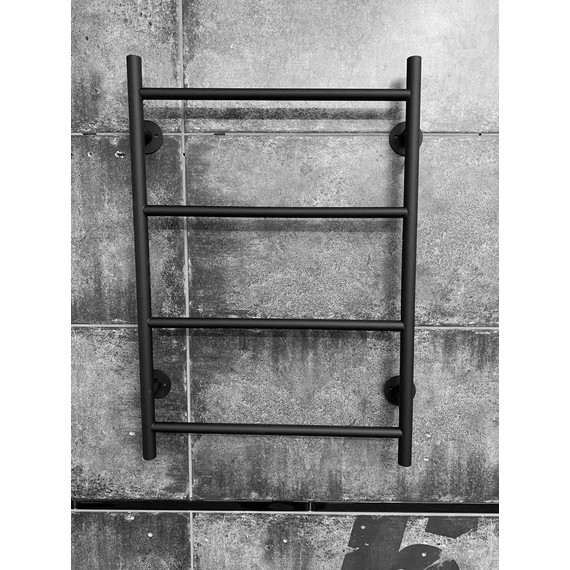 Полотенцесушитель Тругор Аспект Пэк ВГП1 60х40 правый 20мм черный. Шнур с вилкой 0,75м (без таймера). Материал - углеродистая сталь. фото 2