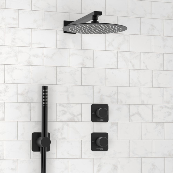 Душевая система для душа WasserKraft Fulda 5200 A5251.299.219.258.302.242.217, чёрный фото 6