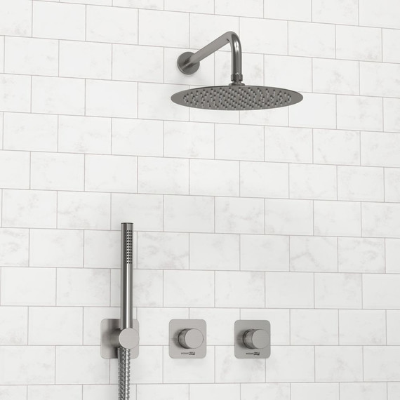 Душевая система для душа WasserKraft Tauber 6400 A6451.296.097.121.275.100.276, никель фото 5