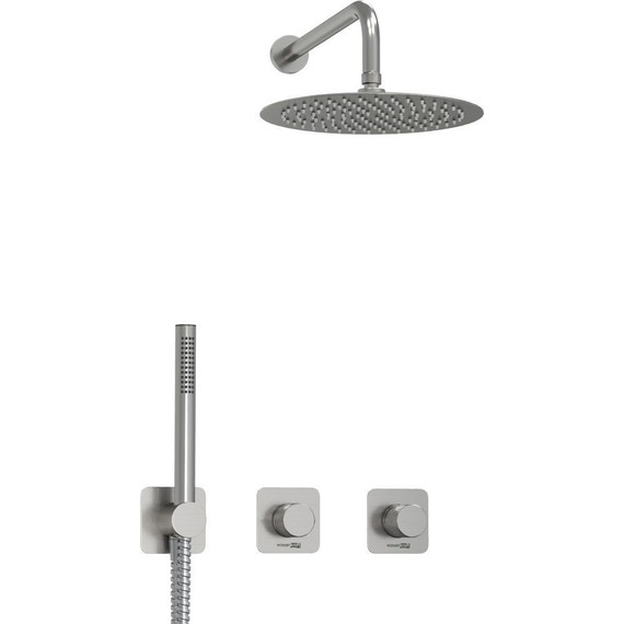 Душевая система для душа WasserKraft Tauber 6400 A6451.296.097.121.275.100.276, никель фото 