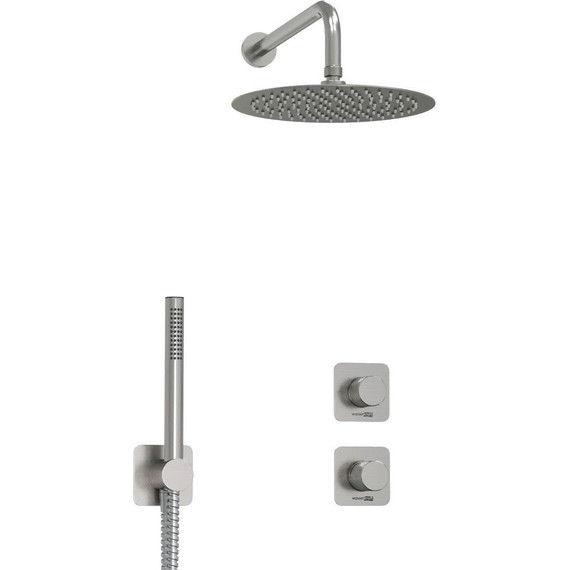 Душевая система для душа WasserKraft Tauber 6400 A6451.296.097.121.275.100.276, никель фото 2