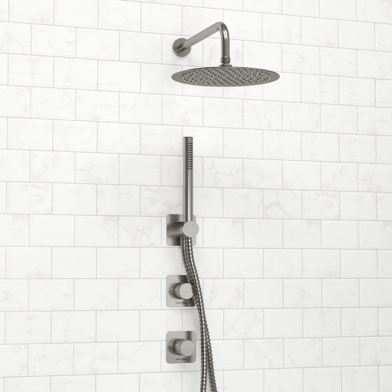 Душевая система для душа WasserKraft Tauber 6400 A6451.296.097.121.275.100.276, никель фото 3