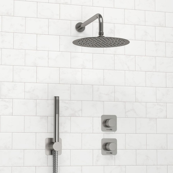 Душевая система для душа WasserKraft Tauber 6400 A6451.296.097.121.275.100.276, никель фото 4