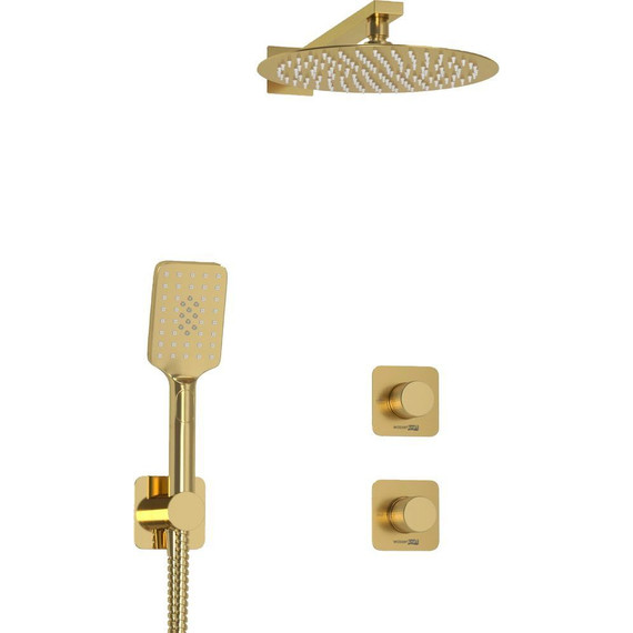 Душевая система для душа WasserKraft Schunter 8200 A8251.306.180.259.285.194.201, золото матовое фото 2