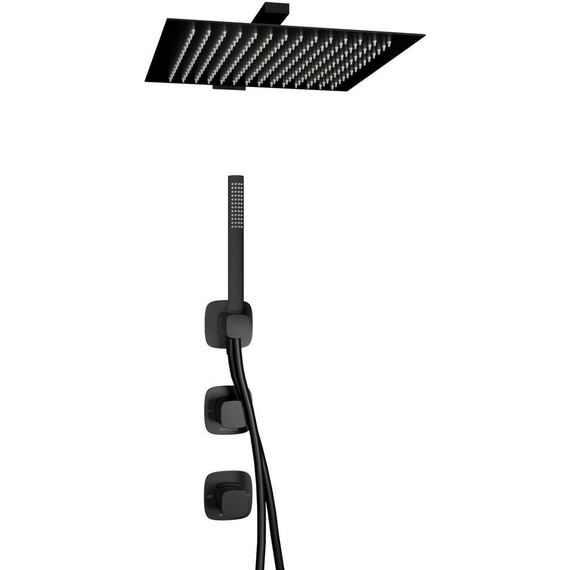 Душевая система для душа WasserKraft Nuthe 9100 A9151.264.219.162.327.242.217, чёрный фото 2