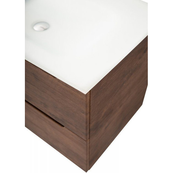 Тумба подвесная с раковиной BelBagno 80 см ETNA-800-2C-SO-RW-P (раковина LOV-800-LVB) Rovere Moro, Цвет фасада: Rovere Moro - 3 Тумба подвесная с раковиной BelBagno 80 см ETNA-800-2C-SO-RW-P (раковина LOV-800-LVB) Rovere Moro, Цвет фасада: Rovere Moro фото 3