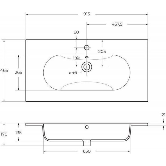 Тумба подвесная с раковиной BelBagno 90 см KRAFT-900-2C-SO-RNN (раковина LOV-900-LVB) Rovere Nebrasca Nature фото 3