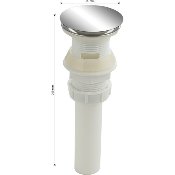 Донный клапан Санакс 0609, белый фото 4