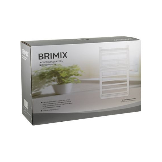 Полотенцесушитель электрический Brimix П10 500x800 мм 08030B, чёрный фото 3
