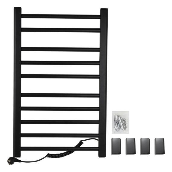 Полотенцесушитель электрический Brimix П10 500x800 мм 08030B, чёрный фото 2