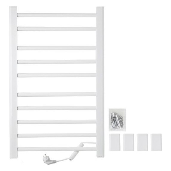 Полотенцесушитель электрический Brimix П10 500x800 мм 08030W, белый фото 2