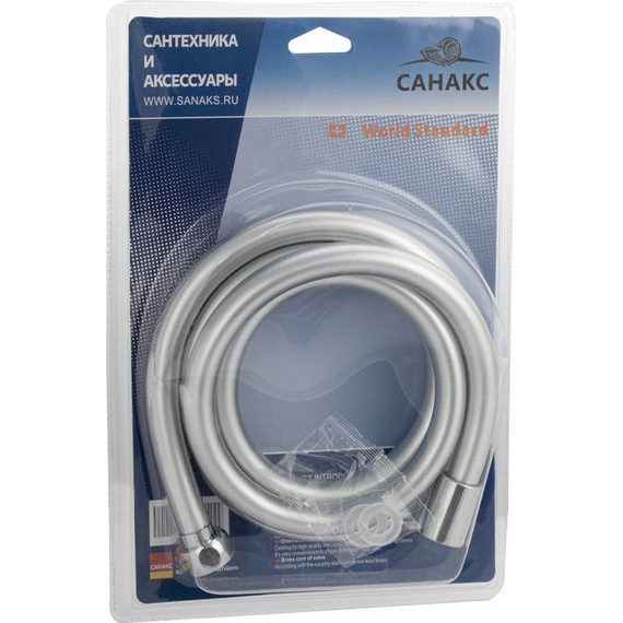 Душевой шланг Санакс 3791, сатин фото 2