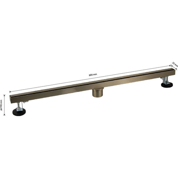 Трап Санакс 80 см 40064, золото матовое фото 7