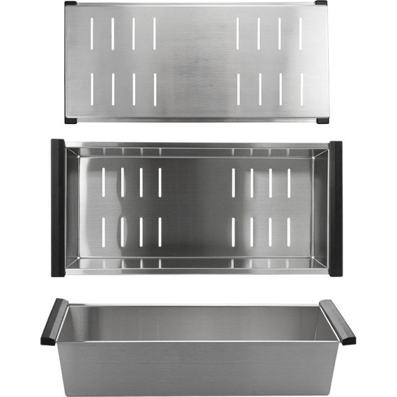 Коландер для кухонной мойки Frank Profi 75891, сатин фото 2