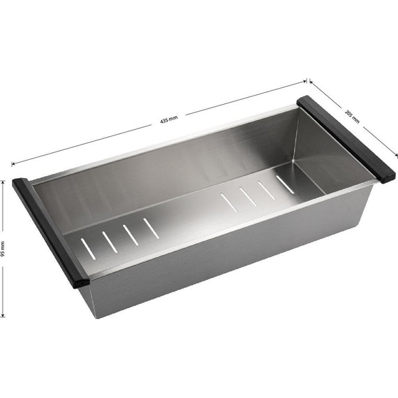 Коландер для кухонной мойки Frank Profi 75891, сатин фото 3