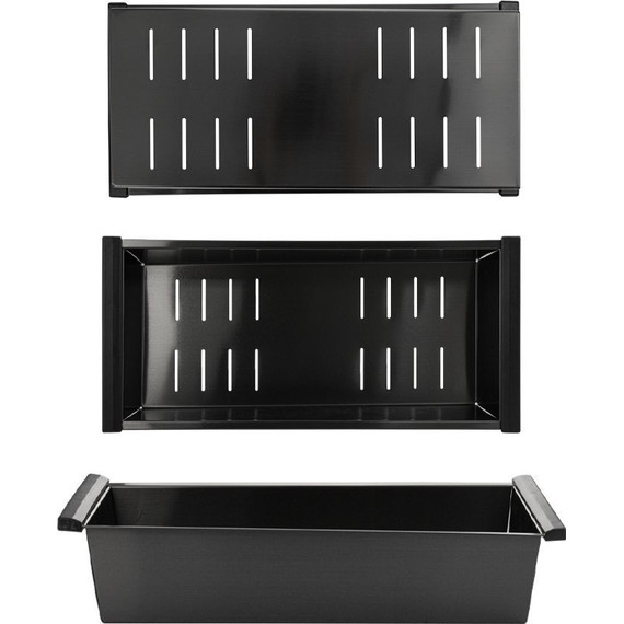 Коландер для кухонной мойки Frank Profi 75892, графит фото 2