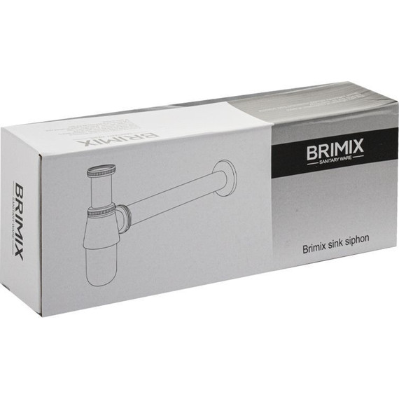 Сифон для раковины Brimix 8715, бронза фото 3