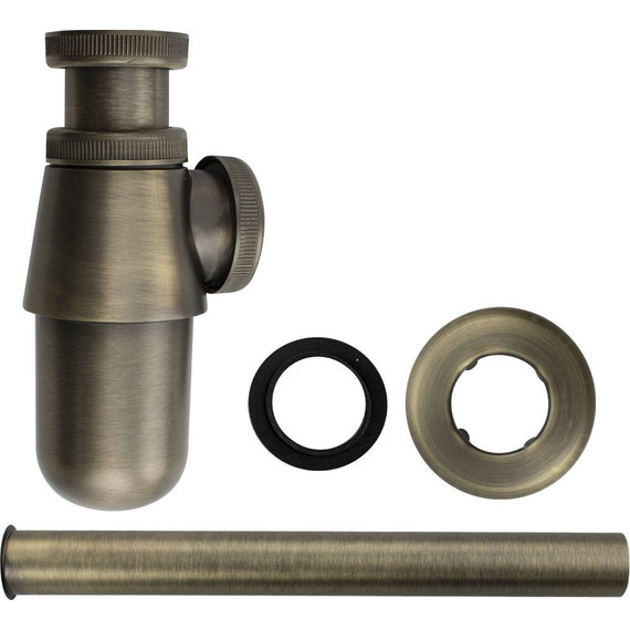 Сифон для раковины Brimix 8715, бронза фото 2