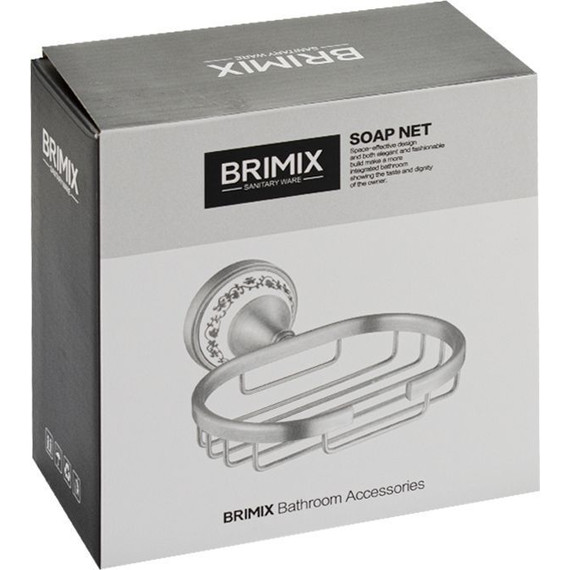 Мыльница Brimix 94007, цвет бронза фото 2