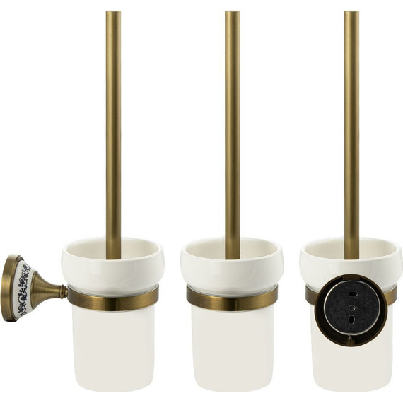 Ёршик для унитаза Brimix 94162, цвет бронза - 2 Ёршик для унитаза Brimix 94162, цвет бронза фото 2