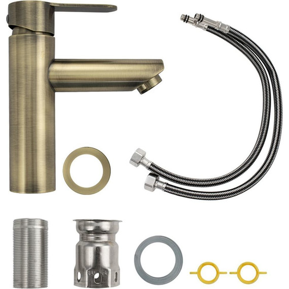 Смеситель для раковины Magnus 9451, бронза - 2 Смеситель для раковины Magnus 9451, бронза фото 2