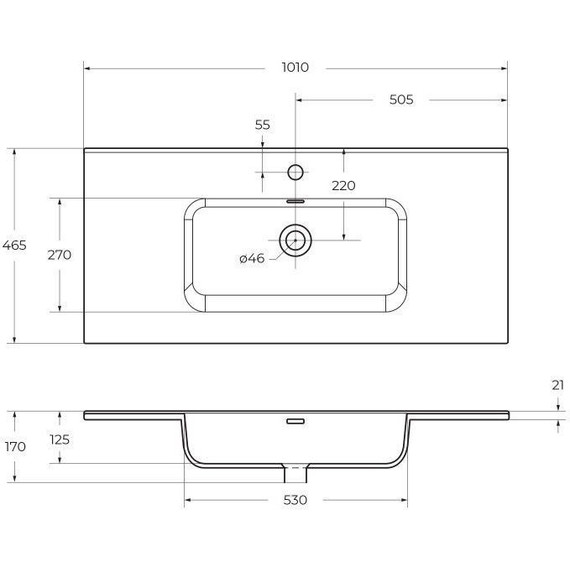 Тумба подвесная с раковиной BelBagno 100 см KRAFT-1000-2C-SO-CG (раковина BB1000ETL) Cemento Grigio фото 12