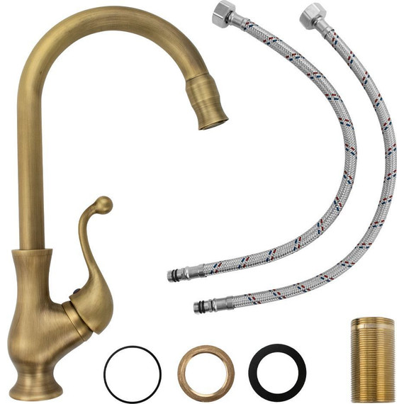 Смеситель для кухни Brimix 171, бронза фото 2