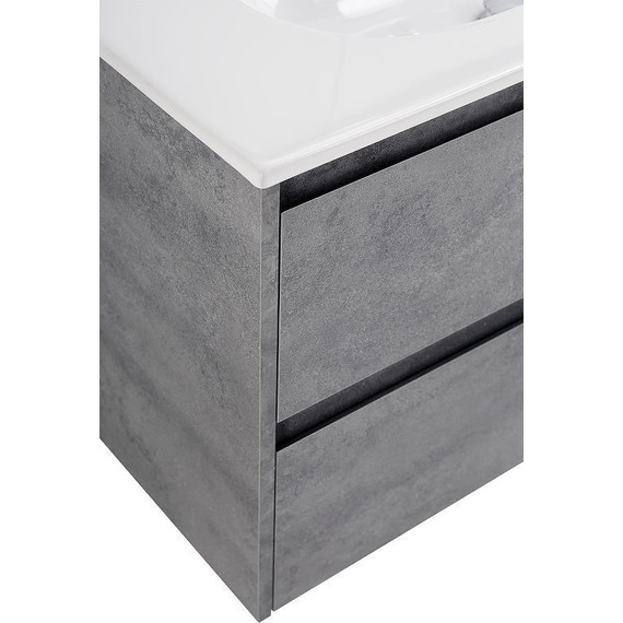 Тумба подвесная с раковиной BelBagno 100 см KRAFT-1000-2C-SO-CG (раковина LOV-1000-LVB) Cemento Grigio - 9 Тумба подвесная с раковиной BelBagno 100 см KRAFT-1000-2C-SO-CG (раковина LOV-1000-LVB) Cemento Grigio фото 9