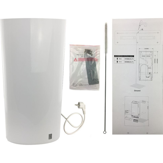 Сушилка для рук Санакс 6890, цвет белый фото 7