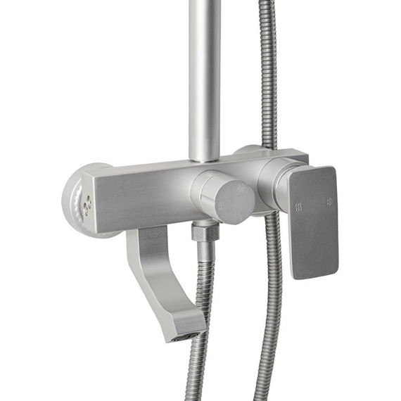 Душевая стойка Brimix 87755, алюминий фото 5