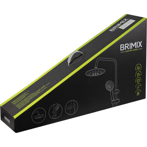 Душевая стойка Brimix 87755, алюминий фото 6