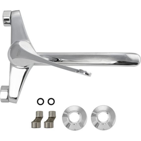 Смеситель настенный для раковины с локтевой (хирургической) ручкой Brimix 1022-20 фото 2