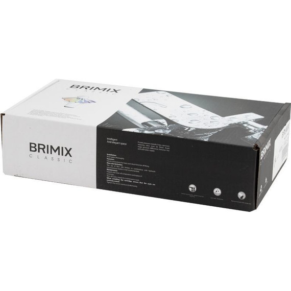 Смеситель настенный для раковины с локтевой (хирургической) ручкой Brimix 1022-20 фото 3