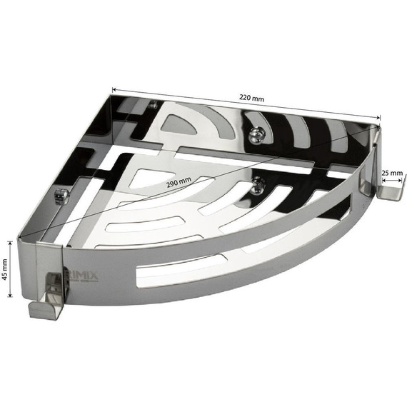 Полка угловая Brimix 5657 - 7 Полка угловая Brimix 5657 фото 7