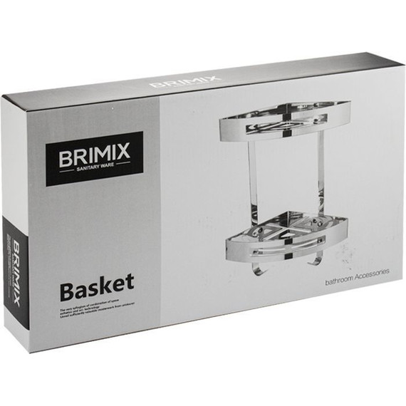 Полка угловая Brimix 5658 - 5 Полка угловая Brimix 5658 фото 5