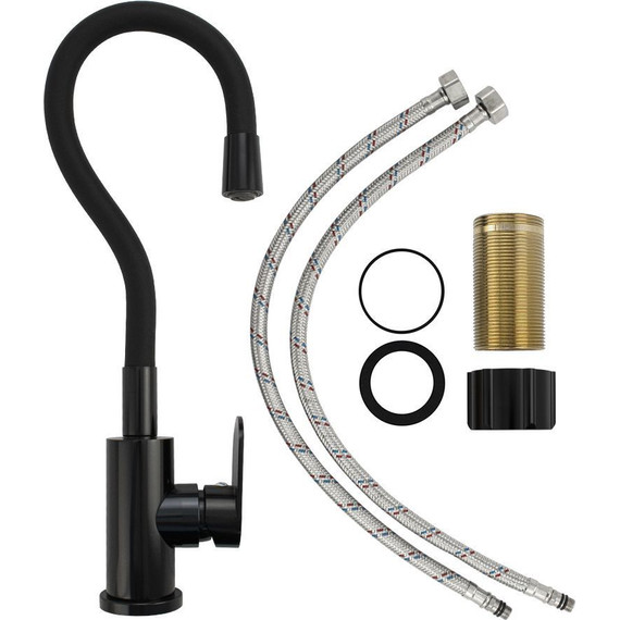 Смеситель для кухни Brimix 80209, чёрный фото 2