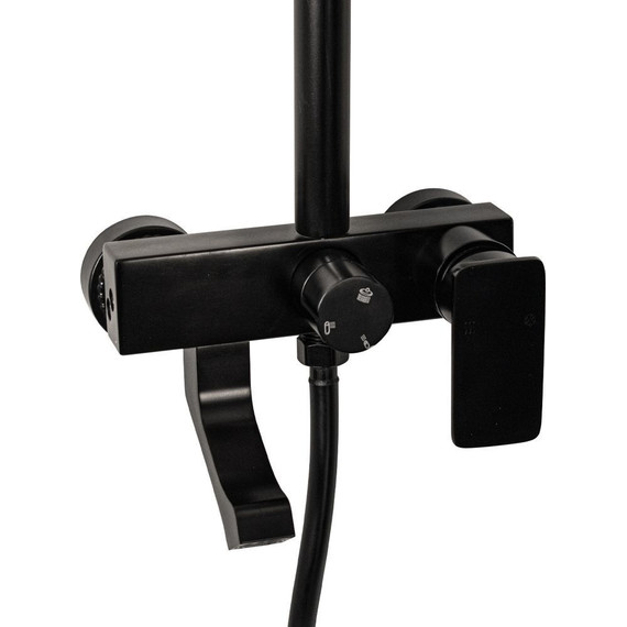 Душевая стойка Brimix 81745, чёрный фото 5