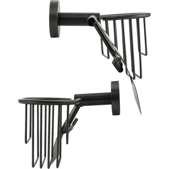 Держатель для туалетной бумаги с держателем для освежителя GFmark 78244, цвет графит - 2 Держатель для туалетной бумаги с держателем для освежителя GFmark 78244, цвет графит фото 2