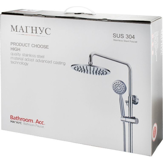 Душевая стойка Magnus 9237, сатин фото 5