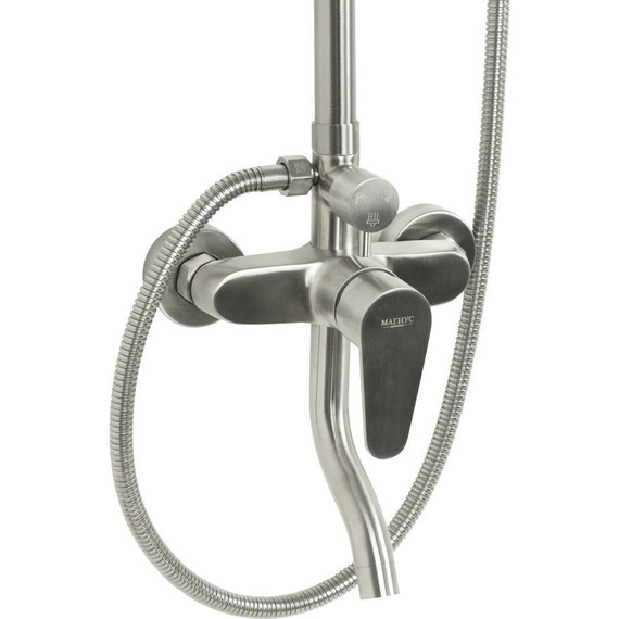Душевая стойка Magnus 9240, сатин - 2 Душевая стойка Magnus 9240, сатин фото 2