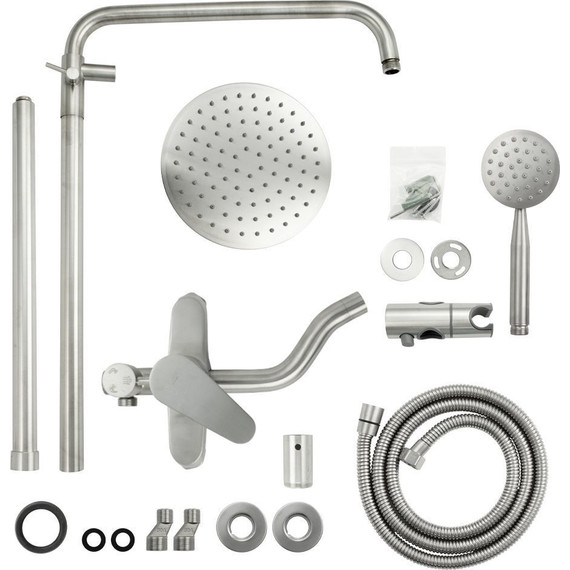 Душевая стойка Magnus 9240, сатин - 3 Душевая стойка Magnus 9240, сатин фото 3