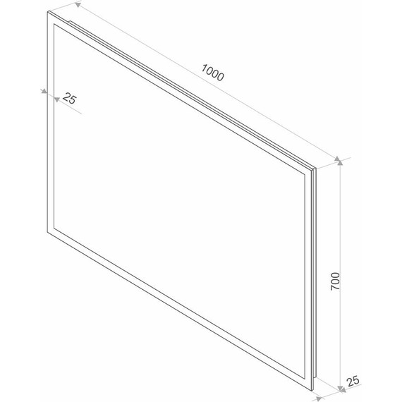 Зеркало Санакс 100 см 45215 фото 9