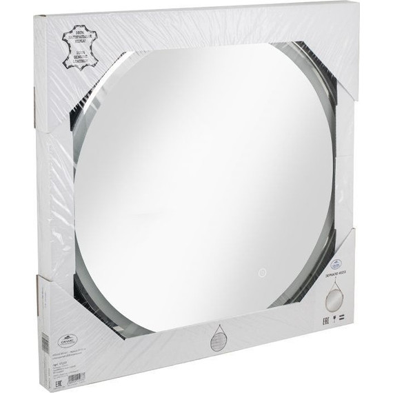 Зеркало Санакс 65 см 45233, чёрный фото 4